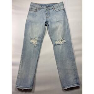 Levi's 501CT Women's Customized & Tapered Denim Jeans - Size 25x32 (29x27.5)